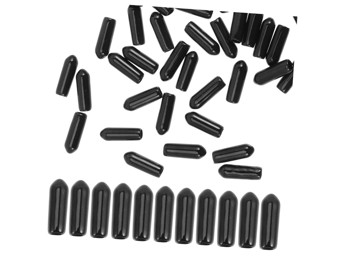 Luxshiny Conjunto De 500 Ganchos Plástico Preto Para Painel Perfurado
