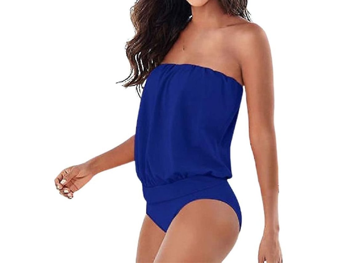 2026 traje de Baño Entero para Mujer Verano Playa Sin Tirantes Sin Relleno Monokini Bandeau