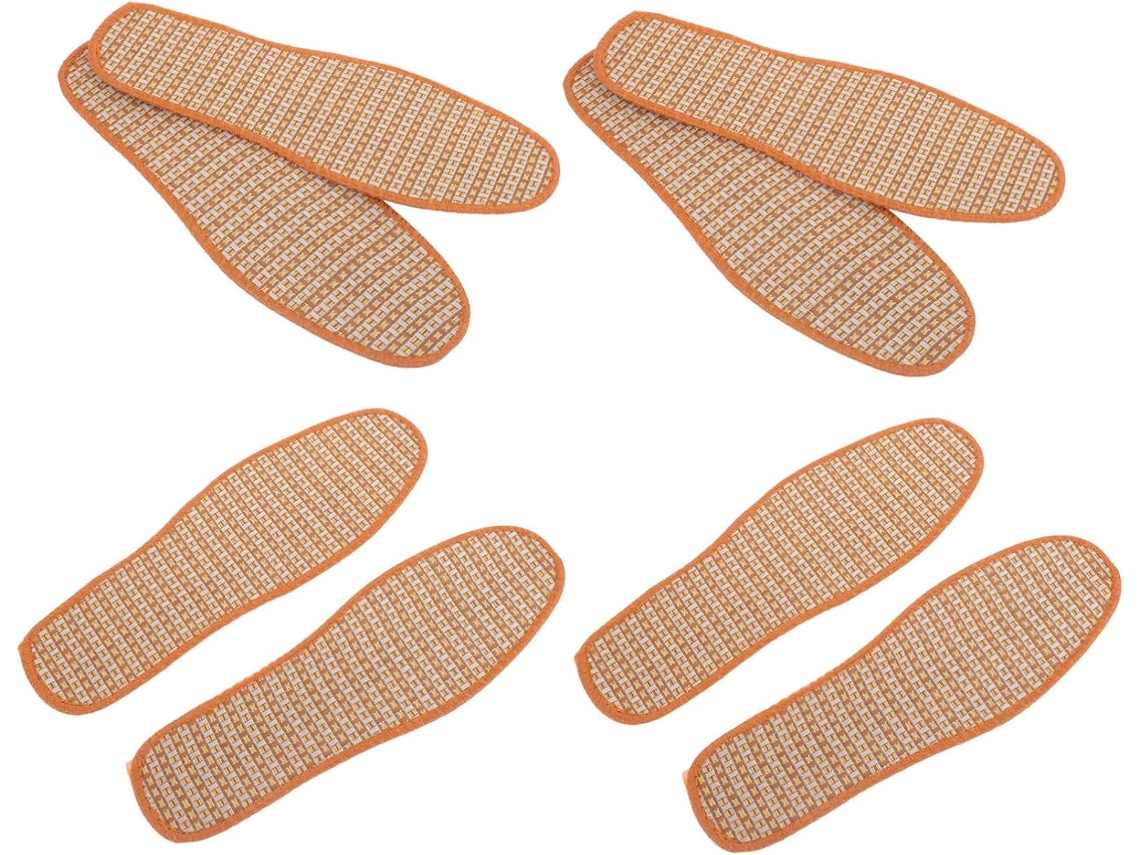 4 Pares De Palmilhas Substituíveis, Antibacterianas E Respiráveis Para Tênis, Absorventes E Confortáveis Para Todos Os