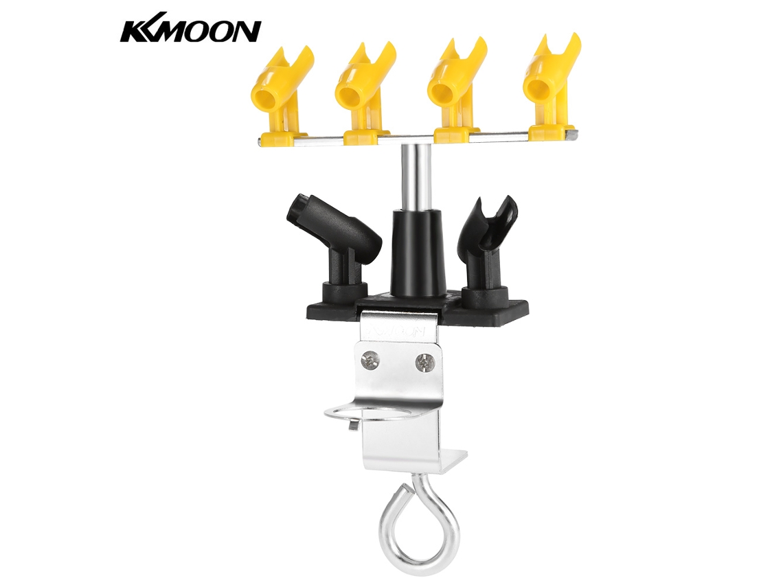 Apoio Profissional De Aerógrafo Clip-on Para 6 Pistolas De Pintura, Base Giratória 360°, Kit De Estação De Mesa