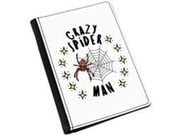 Capa para Passaporte com Estampa do Homem Aranha Louco da