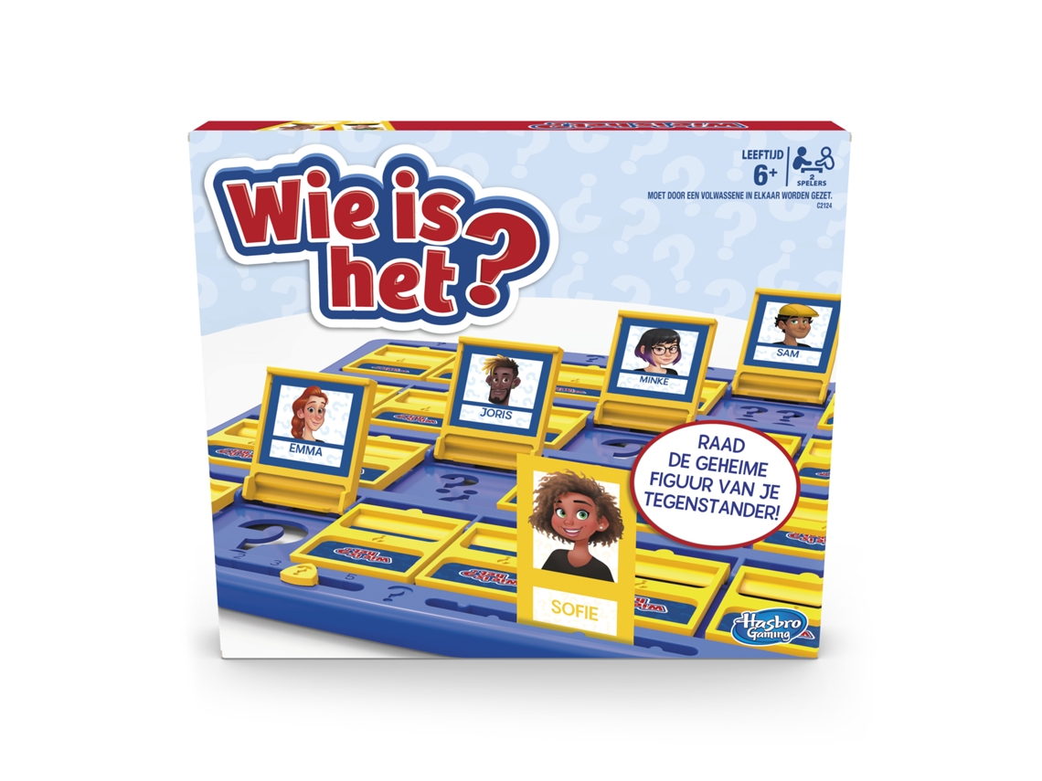 Jogo de tabuleiro HASBRO lateral (6 anos)