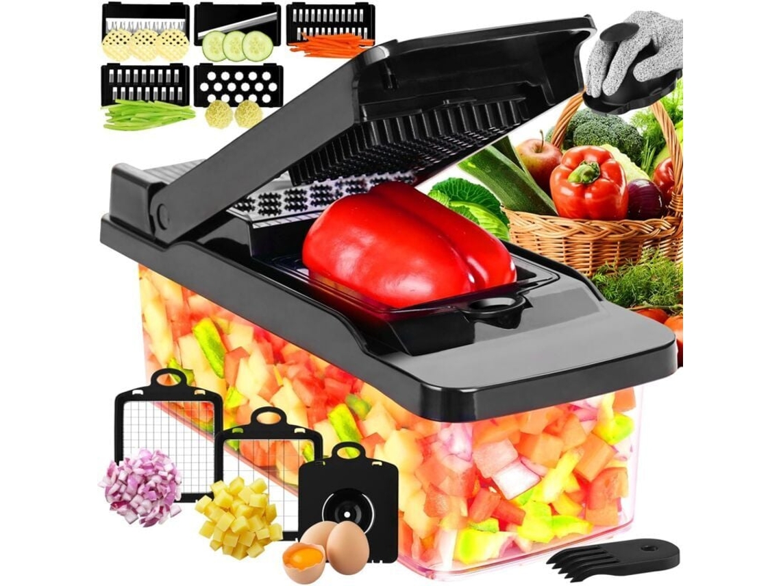 Lurelia Cortador Multifuncional De Cozinha, Para Legumes, Aço Inoxidável