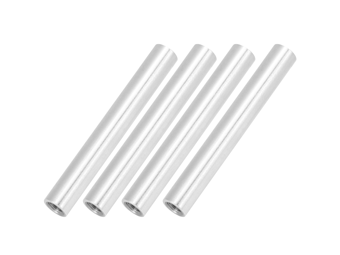 4 Peças Parafuso Interno de Alumínio Standoff Extensão Coluna Suporte M4x0.7mm Acessórios Robô