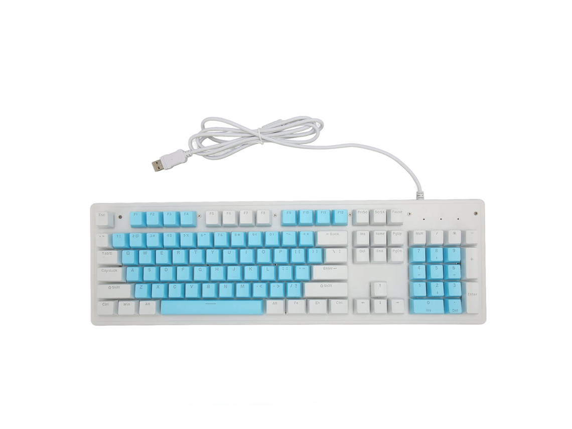 Aetheria teclado Mecânico Gamer Rgb 104 Teclas Switch Marrom Usb com Fio para Desktop Laptop