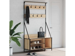 Vidaxl Bengaleiro C/ Arrumação Calçado 100x41x184 Cm Carvalho Sonoma
