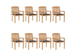 Garden Chair, Garden Chairs Vidaxl Antracite Madeira (n/a)