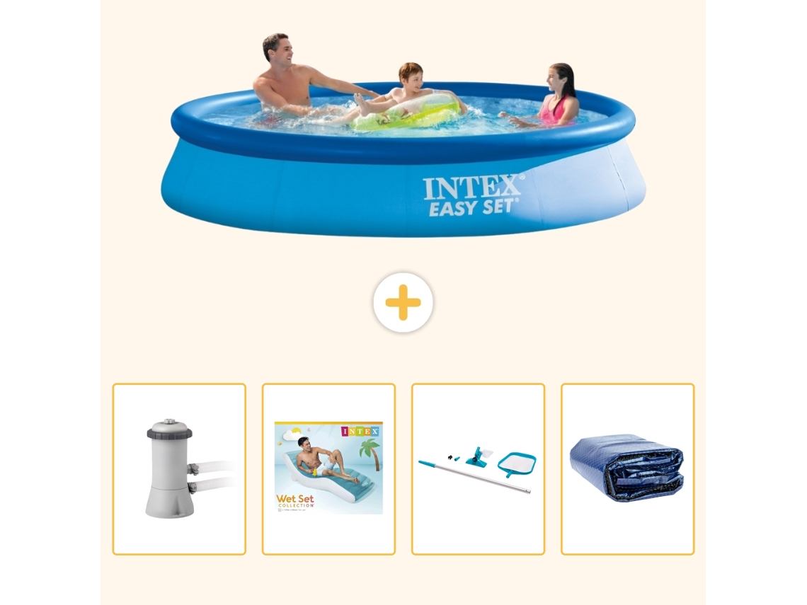 Intex Piscina Easy Set Redonda - 366x76 Cm - 5-peças S270