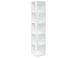 Gabinete de canto derivado de Madeira Branco MAISON EXCLUSIVE