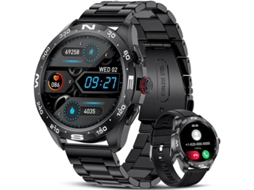 Smartwatch para Android e iOS com Bluetooth, chamadas, lembretes por SMS, alto-falante, rastreador de atividades com monitoramento de frequência cardíaca. Bestvite
