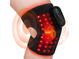 Massageador de Joelho com Terapia Luz Vermelha, Controle Remoto Sem Fio Recarregável, Vermelha 6 60 Nm a 850 Nm. GOKOCO