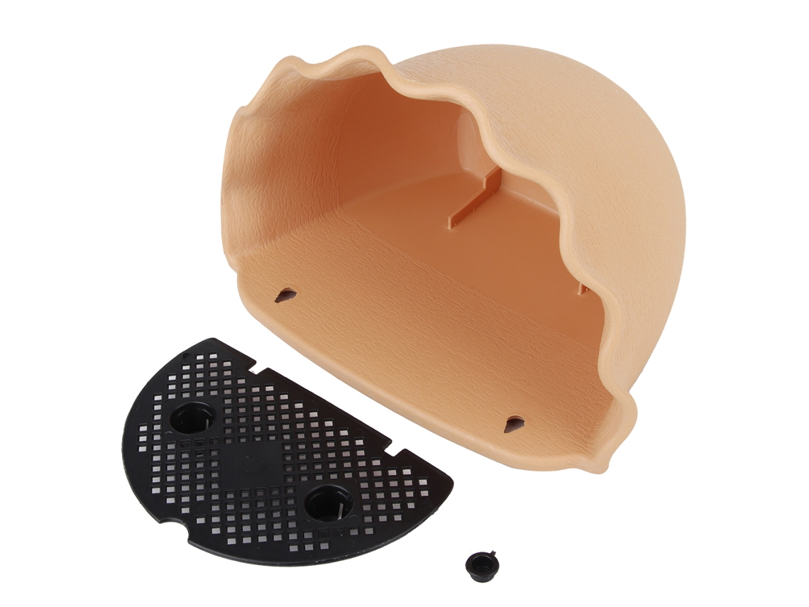 Vaso De Plástico Pendente Para Parede Decoração Plantas Acessório Jardim
