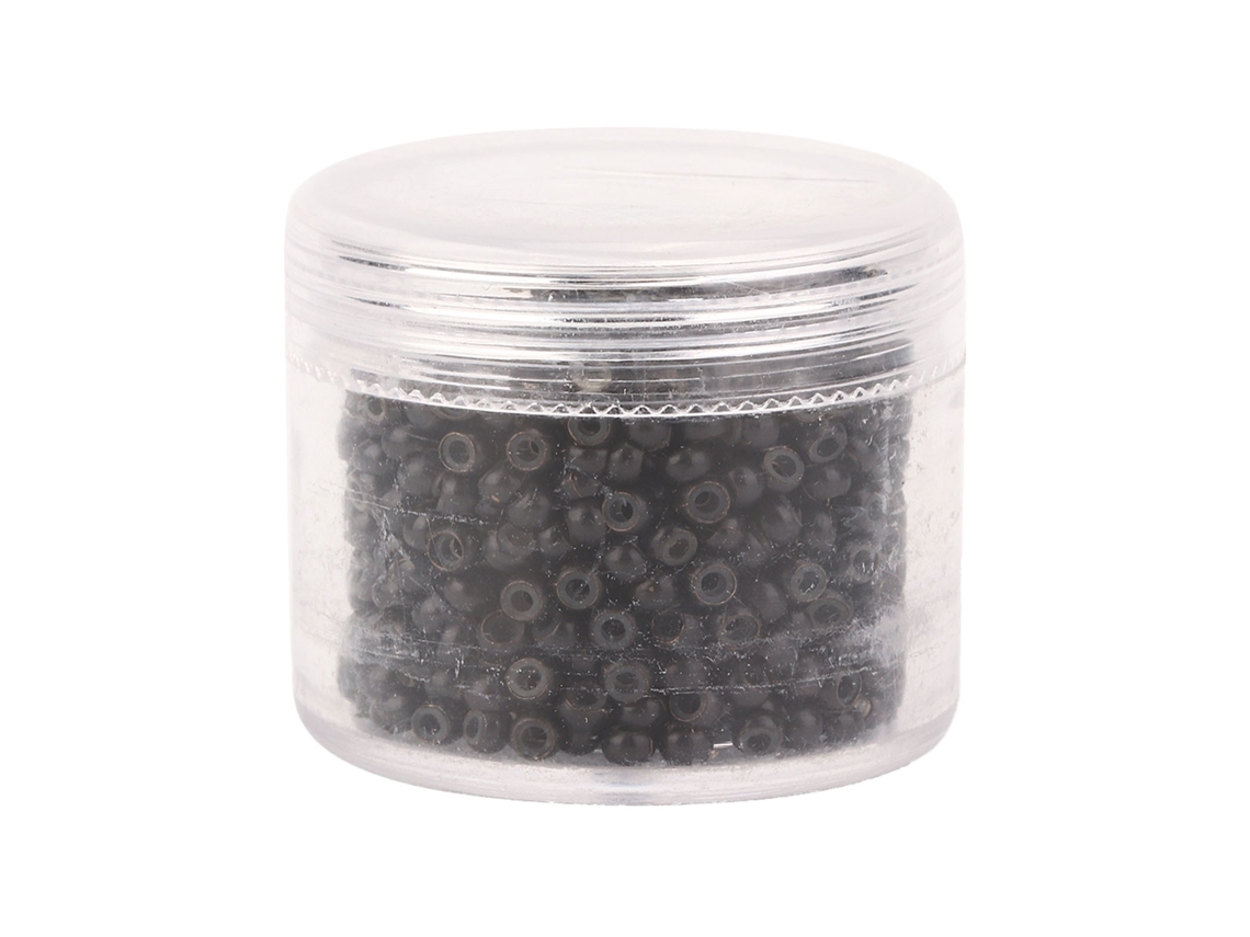 1000 Peças Anéis De Silicone Para Extensões De Cabelo 3mm X 2mm, Ferramenta, Marrom Escuro