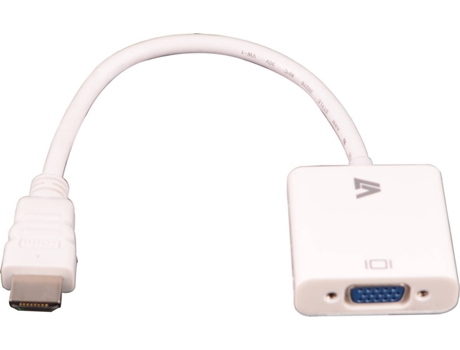 CBLHDAV-1E Cabo de INTERFACE/ADAPTADOR de Género 1X 19-PIN HDMI 1X 15-PIN VGA Branco