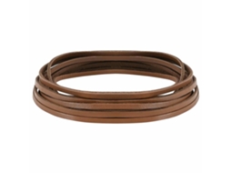 Vidaxl Pulseira De Couro 1 Castanho 200 X 0,4 Cm Couro