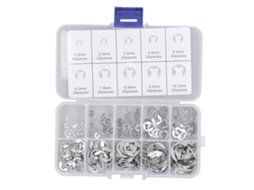 Kit De Clips E De Aço Inoxidável Com 200 Peças Para Fixação Externa De Rolamentos
