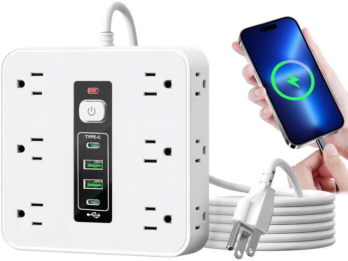 Régua De Tomadas Com Portas Usb E Gerenciamento De Carga