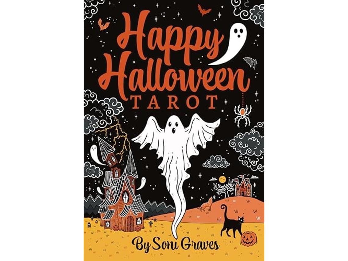 Livro Happy Halloween Tarot de Soni Graves (Inglês)