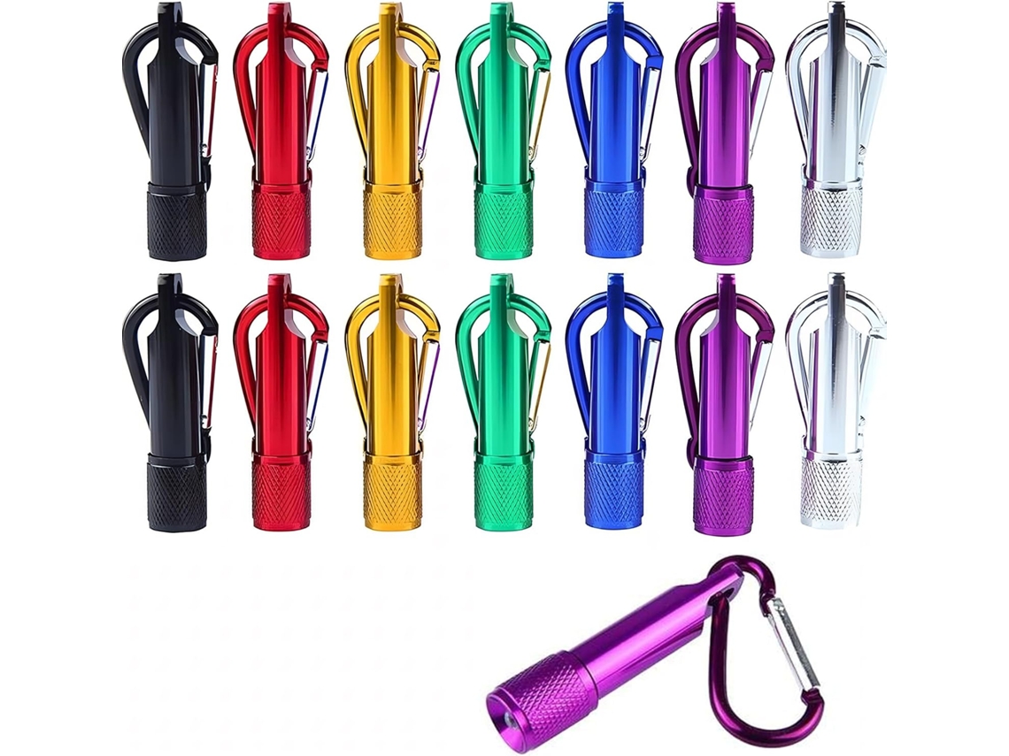 14 Peças De Lanterna Led Mini Lanterna Chaveiro Bolso Pequenas Lanternas Lâmpada Com Pilhas Incluídas Para Acampamento Caminhadas Aquaforge