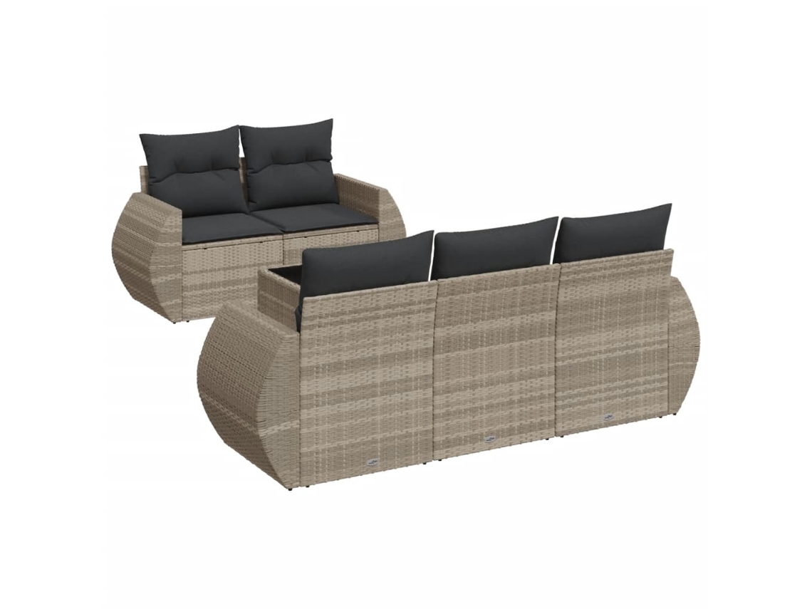 Garden Sofa Set, Garden Sofa Sets Vidaxl Cinzeto Rattan / Vime (n/a)