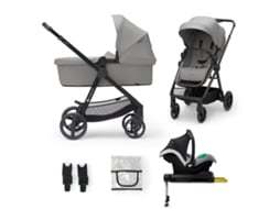 Carrinho de bebé multifuncional 4 em1 KINDERKRAFT Newly + Mink PRO (Cinzento)