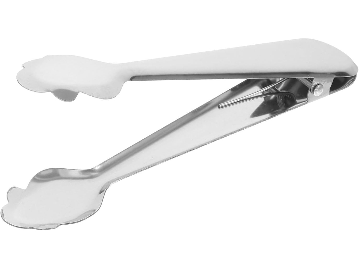 Pinça Para Alimentos Imikeya, 2 Peças, Em Aço Inoxidável, Para Bifes E Grelhados, Acabamento Polido E Suave, Cabo