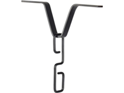 Adaptadores para Calhas de Chuva, com Ganchos em Forma de S para Uso Externo Pretos,s e Fáceis de Usar. Clips para CHABERLU