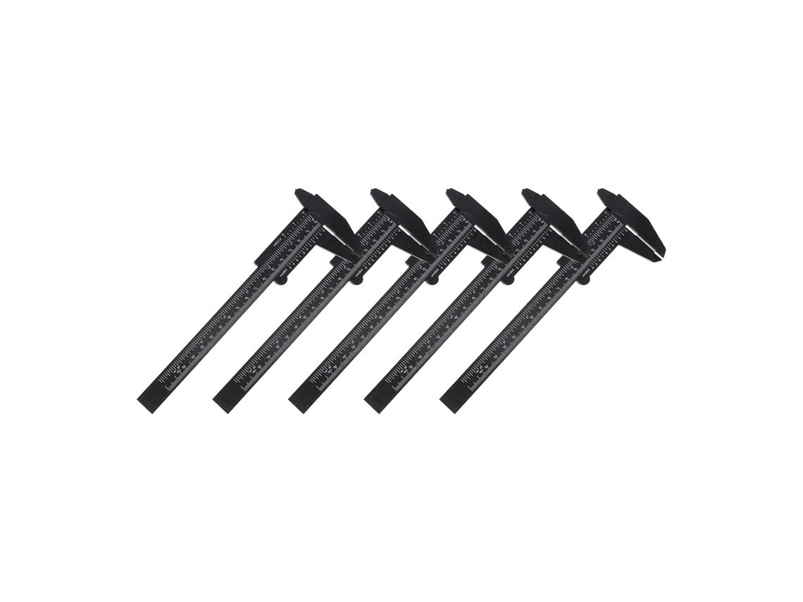 Conjunto De 5 Paquímetros Vernier, Com Escala Dupla Para Joias E