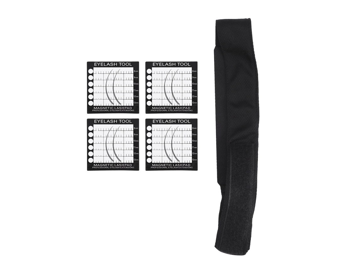 Almofada De Cílios Magnéticos (com 4 Ranhuras Para Almofadas De Cílios, Compatível Com Magnético) + Eoocoo