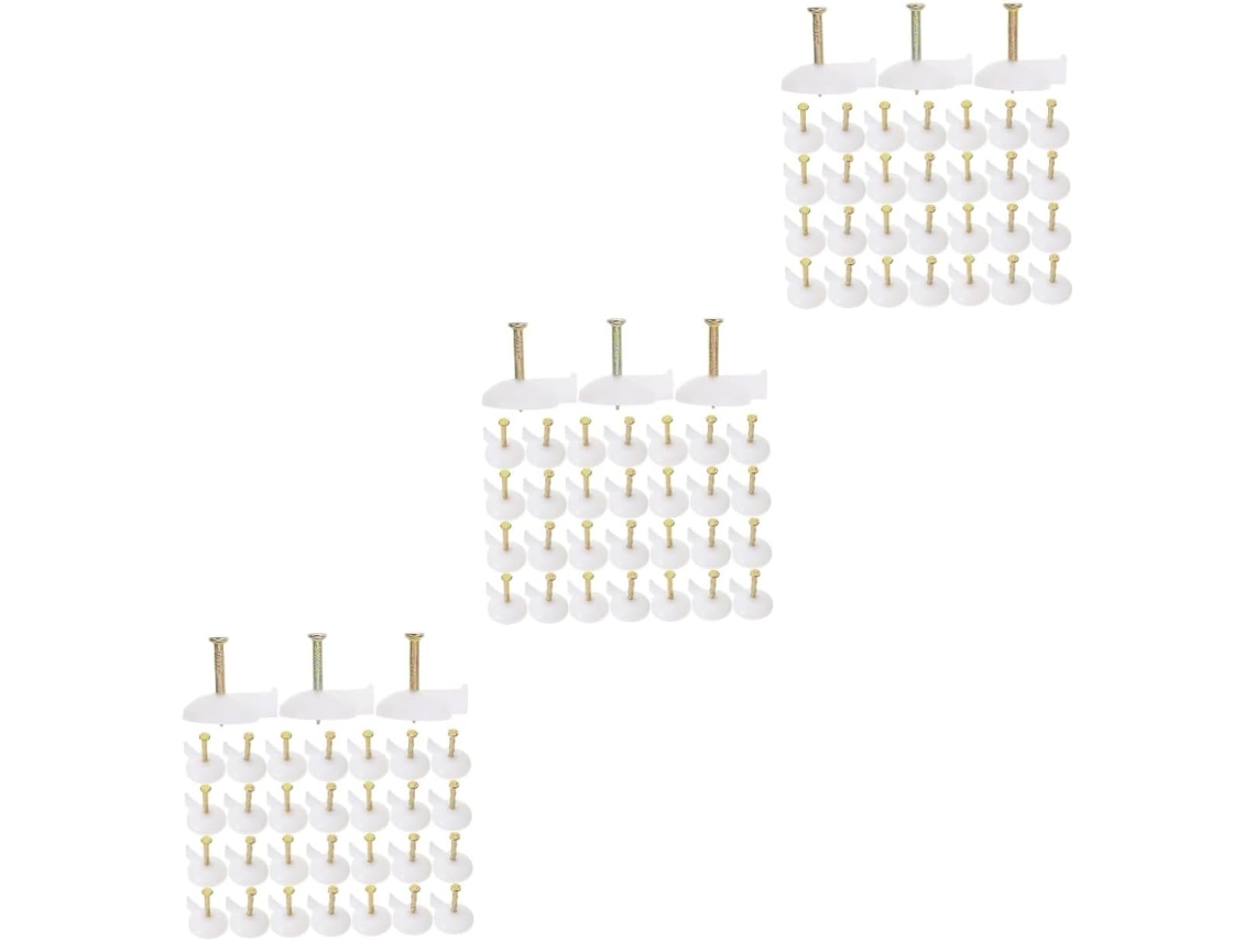 Conjunto De 300 Pregos Parede Para Cortinas E Decoração