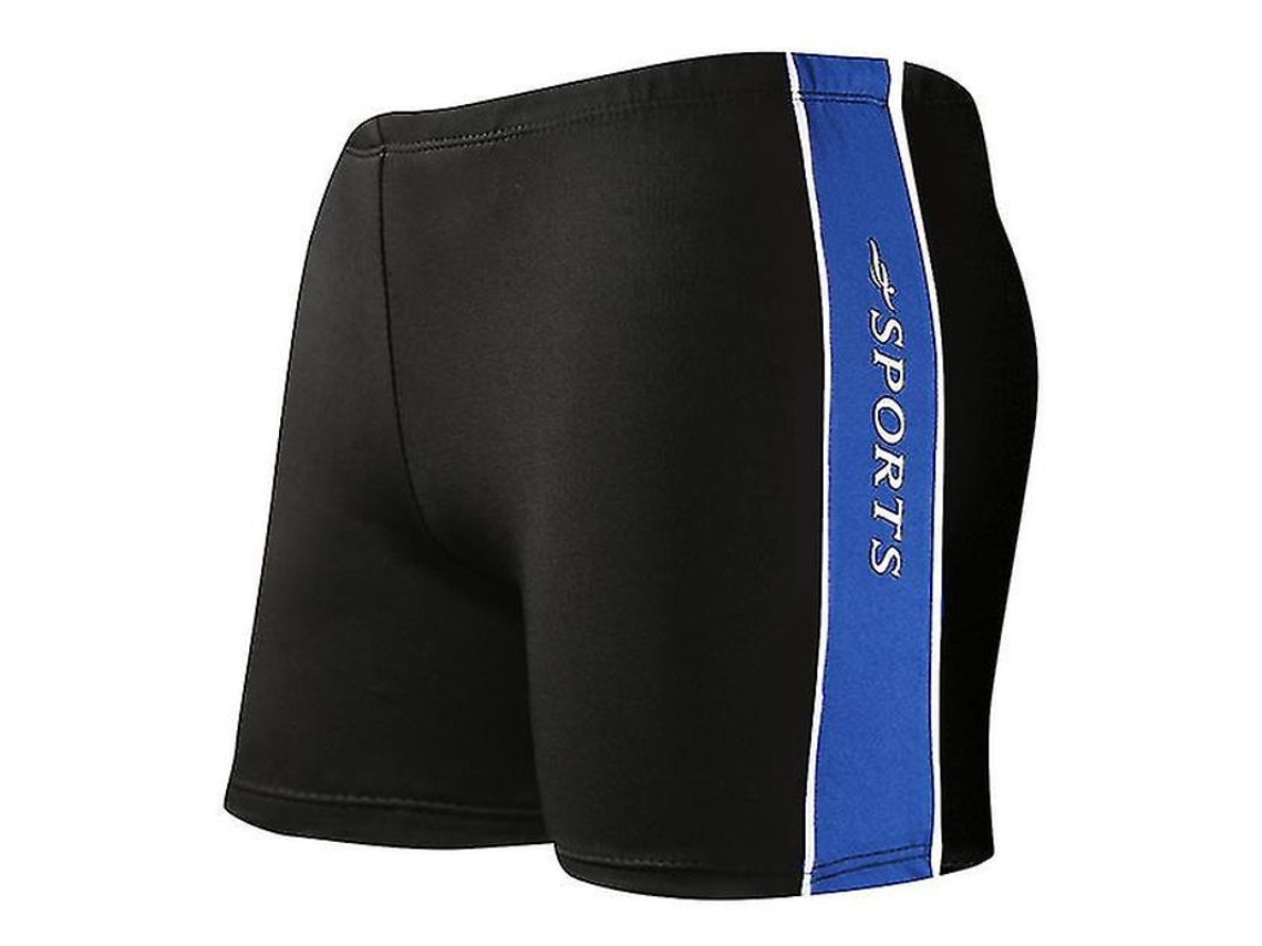 Calções de praia masculinos plus size, modelo boxer elástico para o verão de 2026.