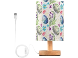 Abajur De Cabeceira Com Porta Usb, Sem Necessidade De Lâmpada, Luz Led Quente Para Quarto, Sala De Estar, Escritório