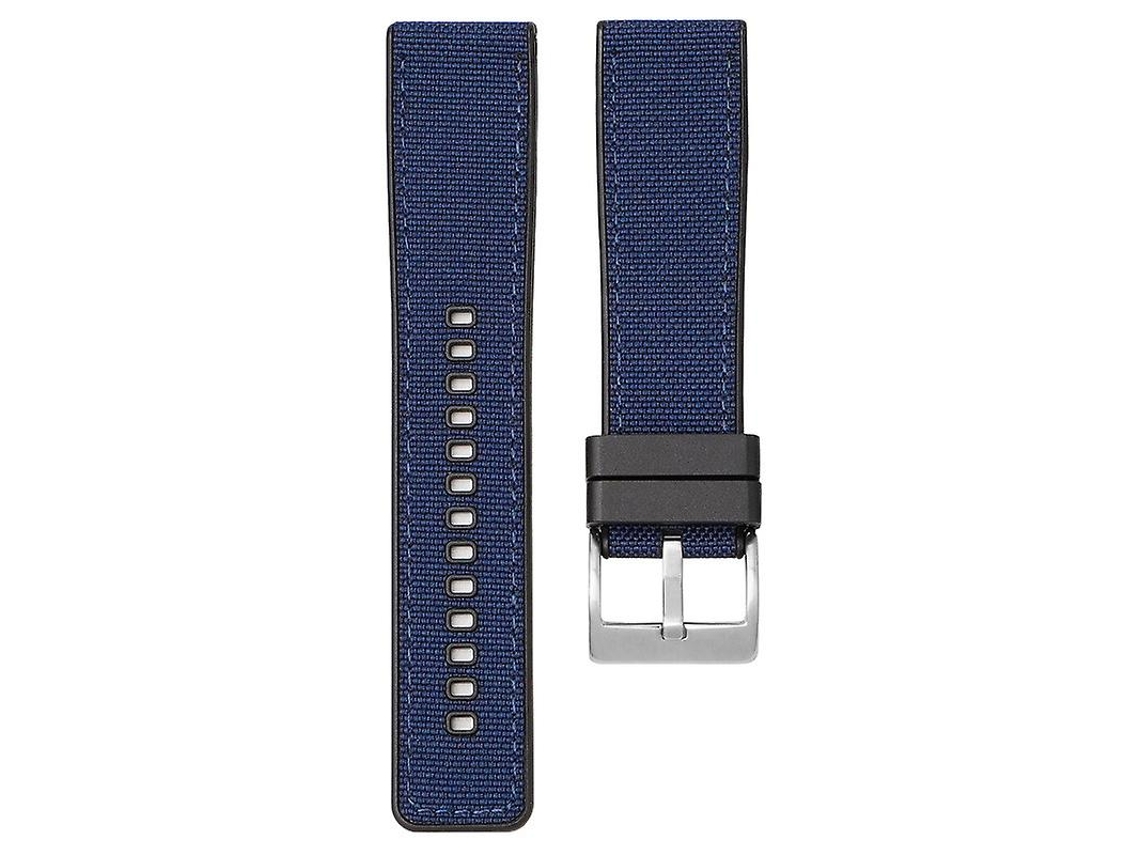 Pulseira De Relógio De Couro E Plástico De Lona 22/24 Mm Para Relógios Tudor Omega Portofino Olysi Shop