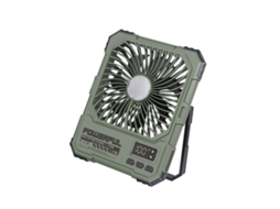 Ventilador Portátil Para Camping Com Bateria De 20000mah E Luz Integrada Para Aventuras Ao Ar Livre