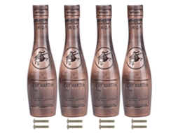 Puxador de Armário Garrafa Vinho Antigo Cobre 4 Unidades