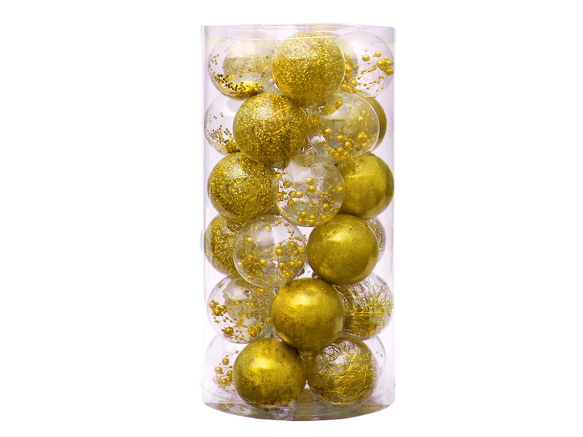 Laxiscreed Esfera De Acrílico Transparente Para Decoração De Natal, Forma Oca
