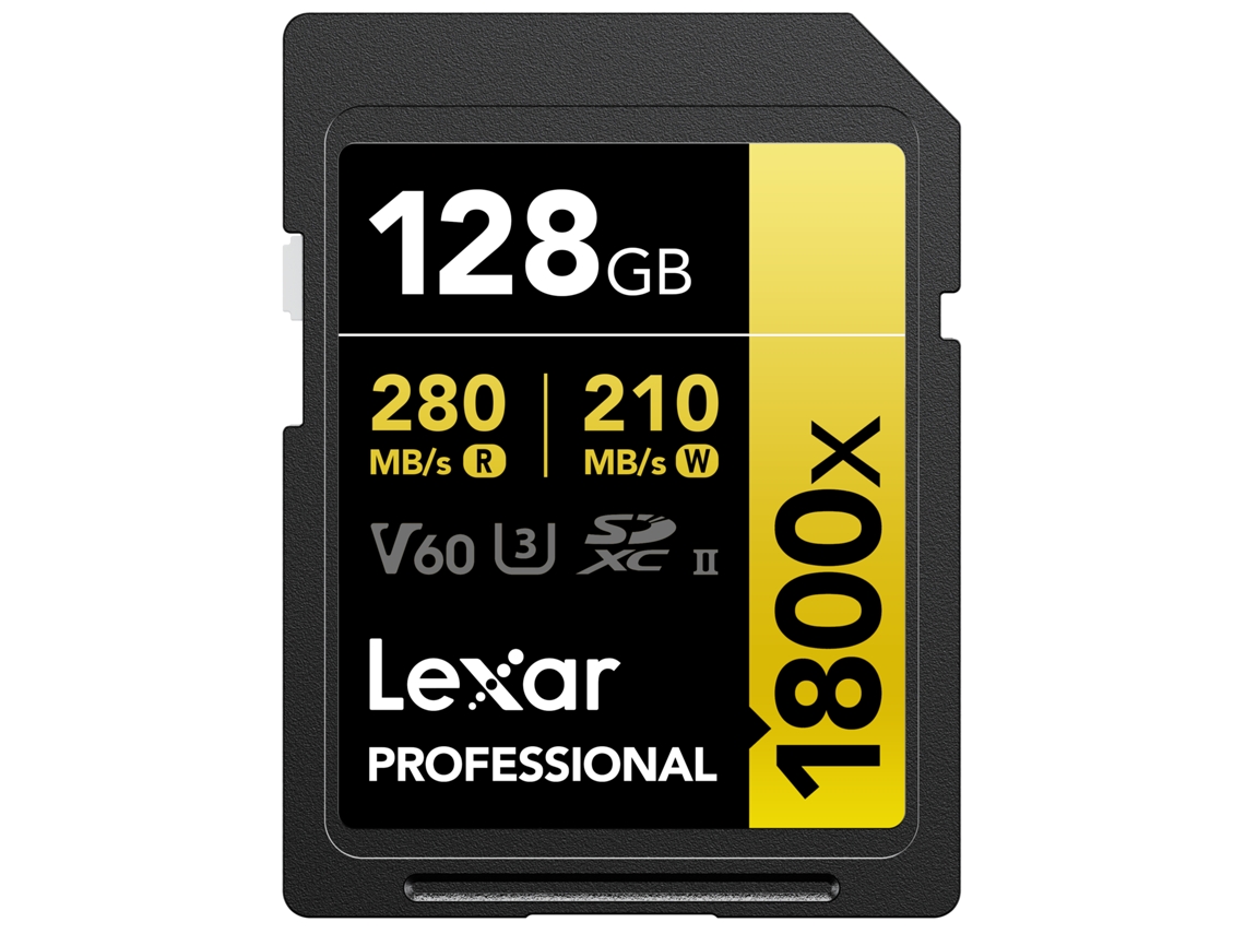 Cartão de Memória LEXAR PROFESSIONAL 1800X (128 GB)
