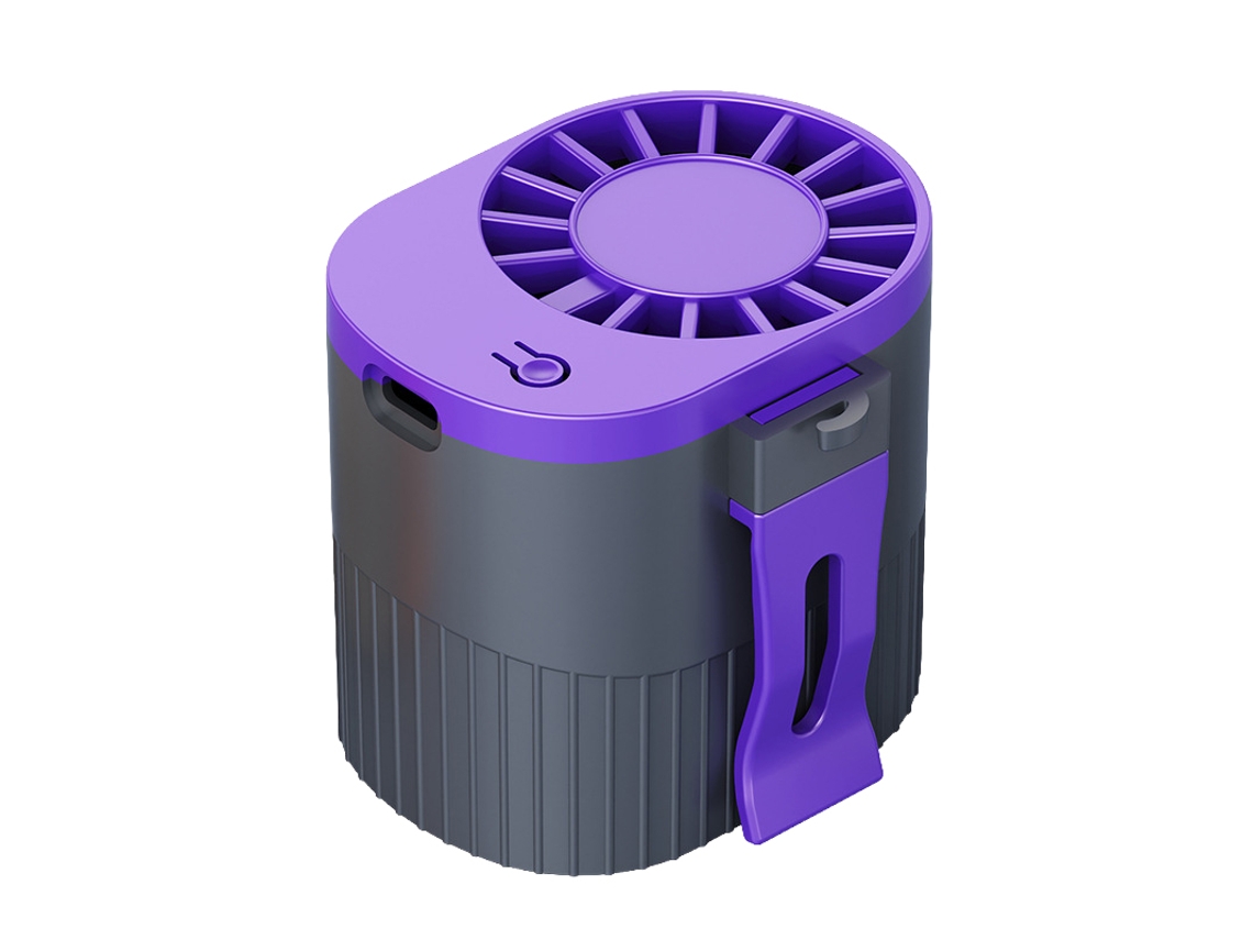 Laxiscreed Ventilador De Cintura Portátil Para Verão, Ar Fresco Ao Ar Livre, Usb E Leve