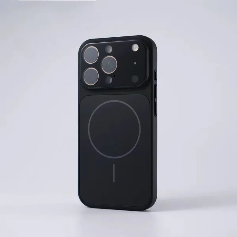 Capa Fosca Para Iphone 16 Pro (preta), Compatível Com Carregamento Sem Fio Magnético.
