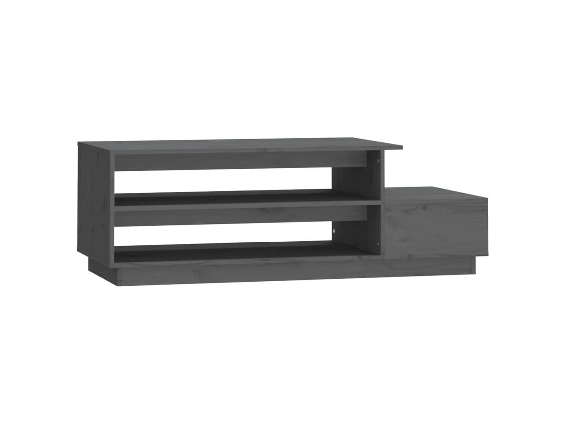 Mesa de Centro em Madeira by Pinho Maciça Cinzento MAISON EXCLUSIVE (120x50x40,5 cm)