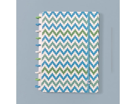 Grande Pautado Waves Cigd4072 Caderno Inteligente (215x280mm)