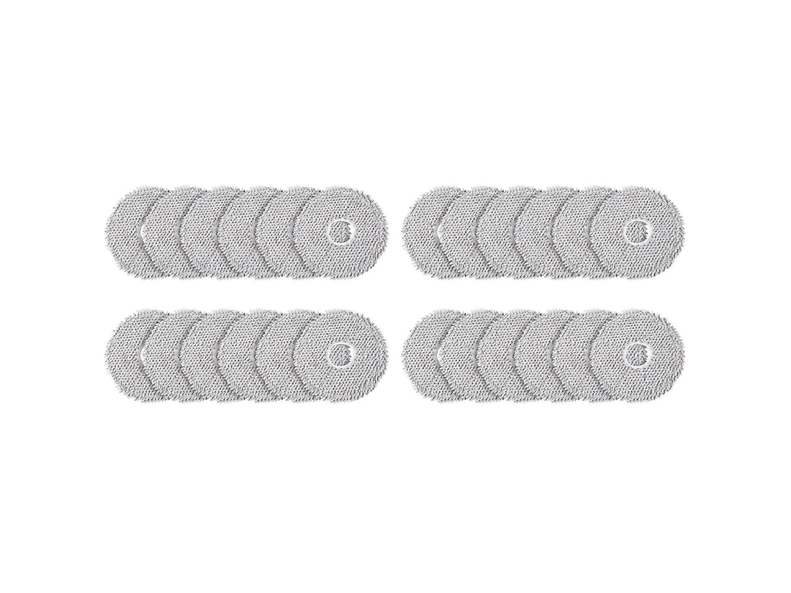 Pacote Com 24 Lenços Umedecidos Para Aspirador Robô Xiaomi X10+ E Dream L10s Ultra/l10 Ultra, Acessórios Para Esfregão Úmido De Microfibra._ptg