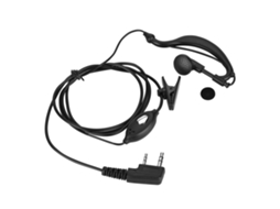 Fone de Ouvido Ptt com Gancho para Rádio Walkie Talkie de 2 Pinos