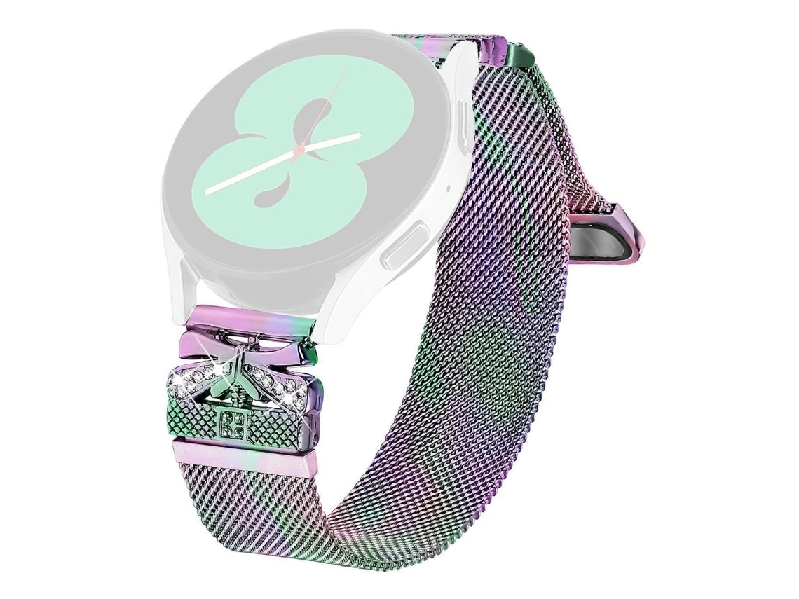 Pulseira De Metal Para Honor Watch Es, Pulseira De Laço Milanês Com Decoração De Borboleta, Cor Galvanizada Olysi Shop