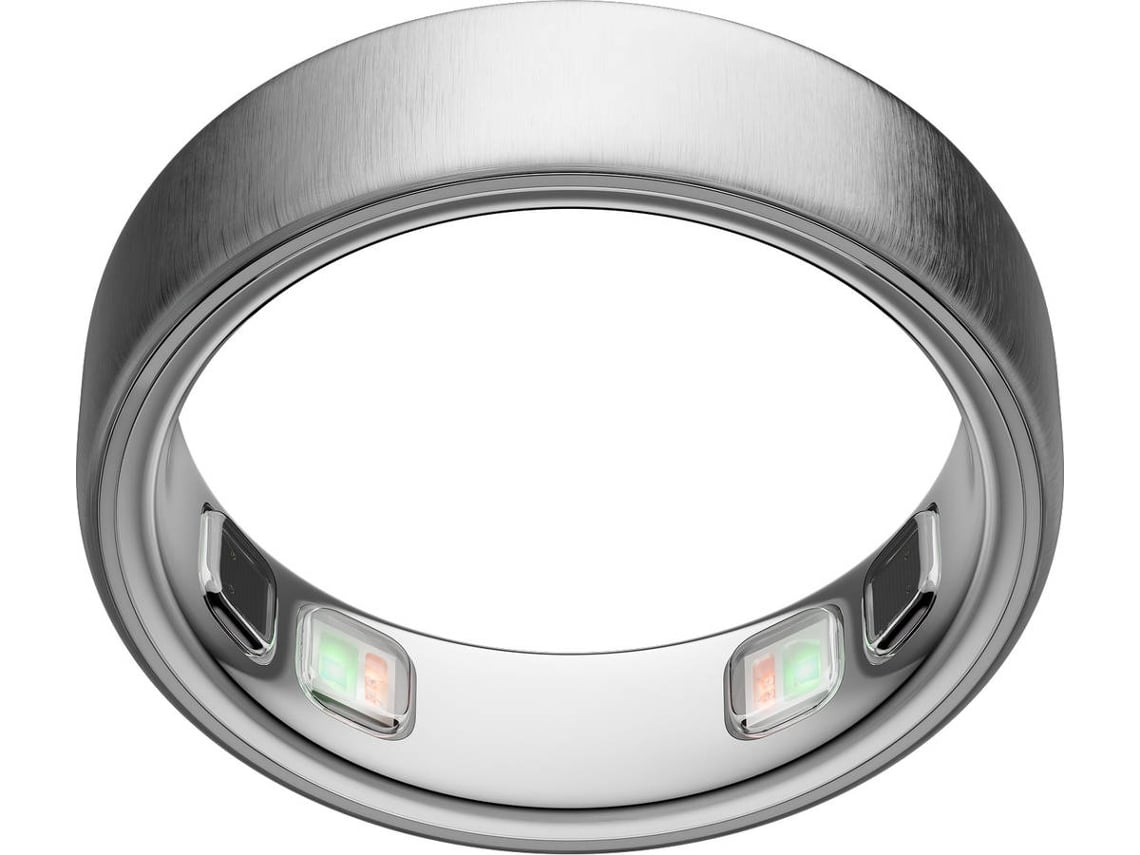 Smart Ring OURA Ring 5 (Prateado Escovado - Tamanho 7)