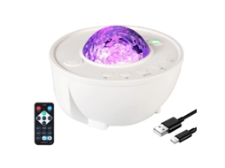 Projetor De Palco Com Luz Ambiente Colorida Gypsophila, Controle De Voz Usb Bluetooth E Som Integrado, Simulando A Aurora Boreal E O Céu Estrelado