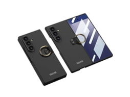 Capa De Celular Gkk Integrada Ultrafina Em Policarbonato Com Cobertura Total E Suporte De Anel Para Samsung Galaxy Z Fold7 5g.