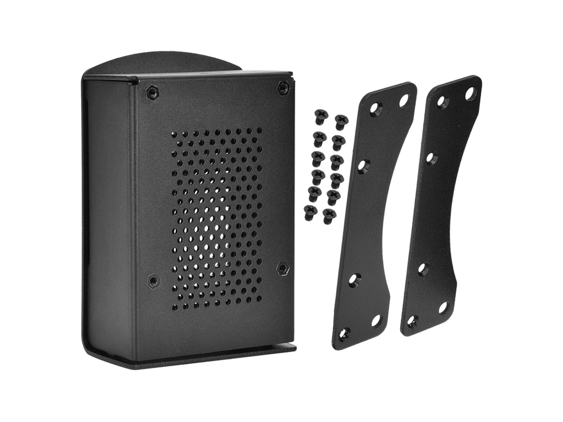 Caixa de alumínio para Raspberry Pi 4 Modelo B com suporte de dissipador de calor HKJ