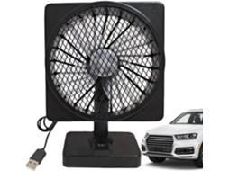 Ventilador De Carro Com Plugue, Rotação De 360 Graus, Funcionamento Silencioso, Acessórios