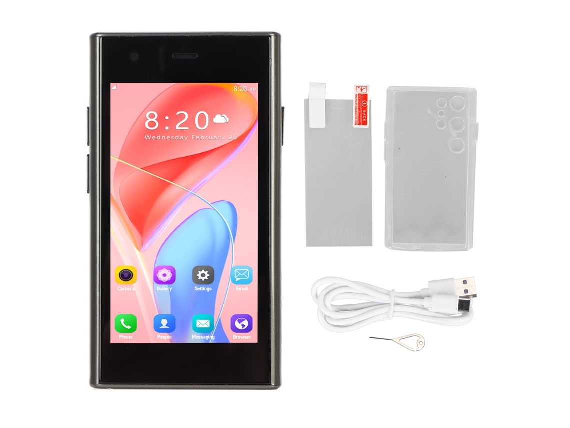 Mali smartphone Mini 3g 3.0 Polegadas Android 8.1 2gb Ram 16gb Rom Câmeras 0.3mp/2mp Bateria 1000mah Verde